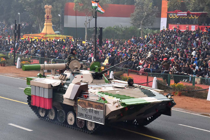 CBRN RECCE Vehicle at Rajpath on India's Republic Day Parade 2017