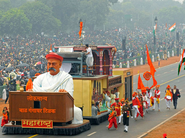 The tableau of Maharashtra at Republic Day Parade 2017