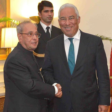 India attaches great value to its historical bonds with Portugal: PM Antonio Costa calls on President Mukherjee