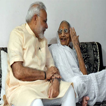 PM Narendra Modi tweets 'Skipped Yoga' to meet mother, Arvind Kejriwal takes a dig