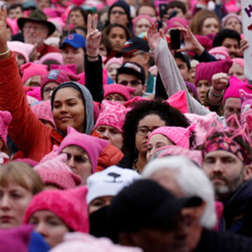 Women who marched against Trump vow to fight on