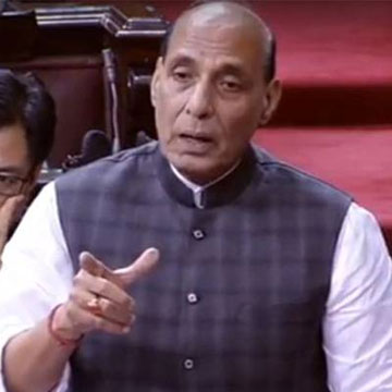 Government is proud of Saifullah's father Mohammed Sartaj: Rajnath Singh in Parliament