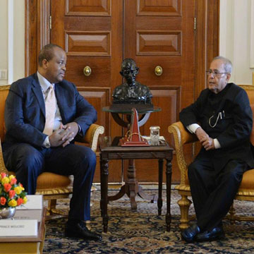 India and Swaziland traditionally enjoy a friendly relationship: King Mswati-III calls on Prez Mukherjee