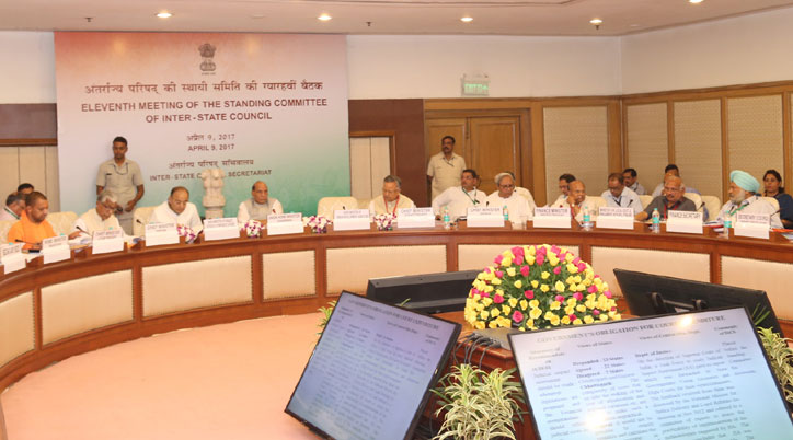 Rajnath Singh chairs 11th Standing Committee meeting of Inter-State Council