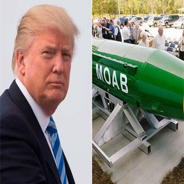 President Trump hails US military for 'Mother Of All Bombs' dropped in Afghanistan