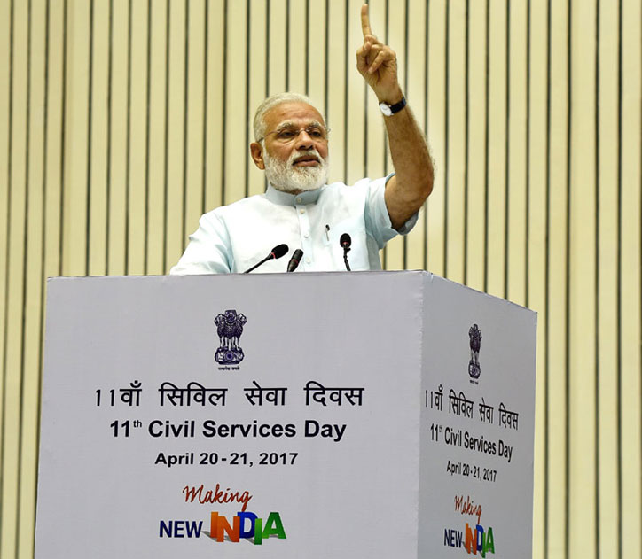 Reform, perform and transform; Make excellence a habit: PM Modi tells bureaucrats on Civil Services Day