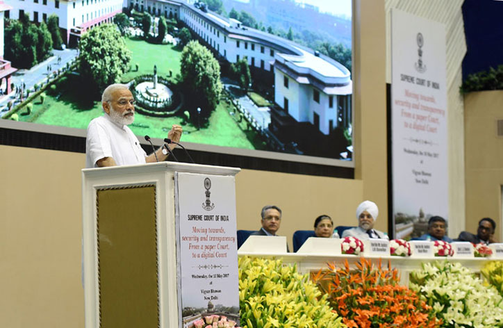 IT + IT = IT: PM Modi devises new equation as Supreme Court gets digital database 