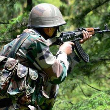Infiltration Naugam sector of Jammu and Kashmir, one soldier and three terrorists killed