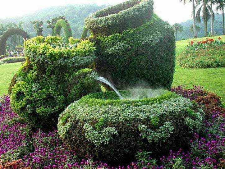 Love for greenery, Grass architecture 