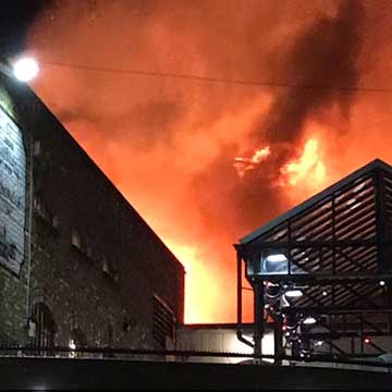 Fire breaks out in London's Camden Market