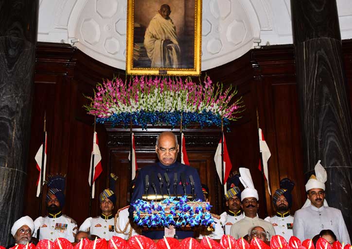 Ram Nath Kovind, and his speech on assumption of office as the President of India