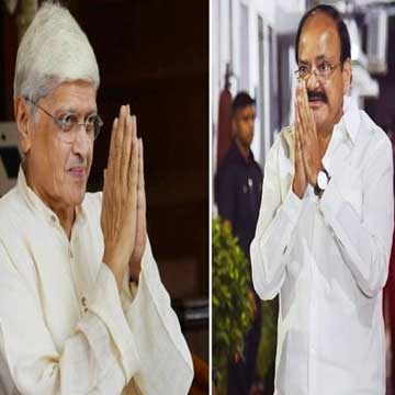 Vice Presidential election: It's Venkaiah Naidu vs Gopalkrishna Gandhi, voting begins