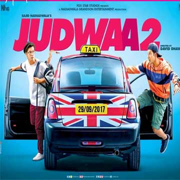 Judwaa 2 new poster: Check out Varun Dhawan as goofy Raja and geeky Prem