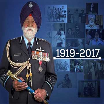 Indian Air Force Marshal Arjan Singh cremated with full state honours