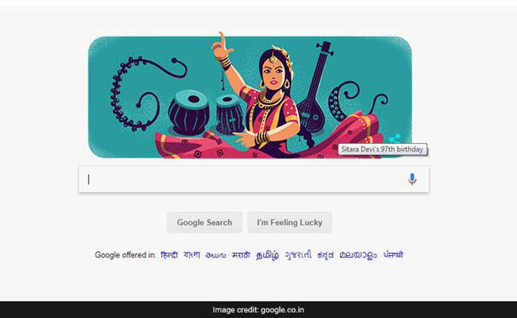 Sitara Devi's birthday: Google honours Kathak legend by Doodle 