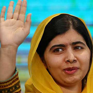 Nobel Prize winner Malala returns to home town in Pakistan for first time since shooting