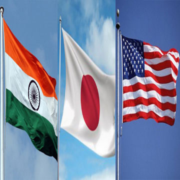 India-Japan-US Trilateral agrees to support free, open Indo Pacific region 