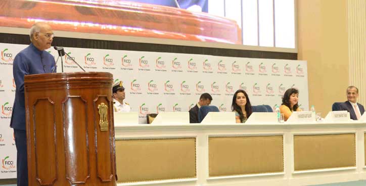 President addresses 34th annual session of FICCI Ladies Organisation