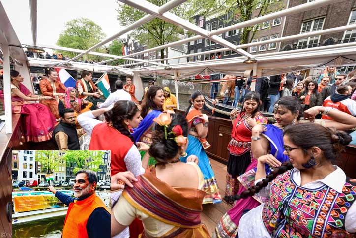 'Bollywood on a Boat'-  tourism promotion initiative rocks Amsterdam's canals on King's Day