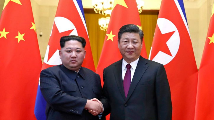  Kim Jong-un meets Xi Jinping in surprise visit to China, Mike Pompeo arrives in Pyongyang for US-North Korea summit