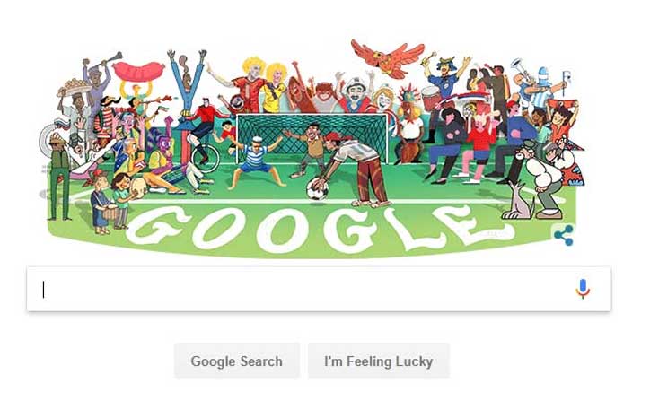 FIFA World Cup 2018: Google welcomes the World's mega tournament with doodle