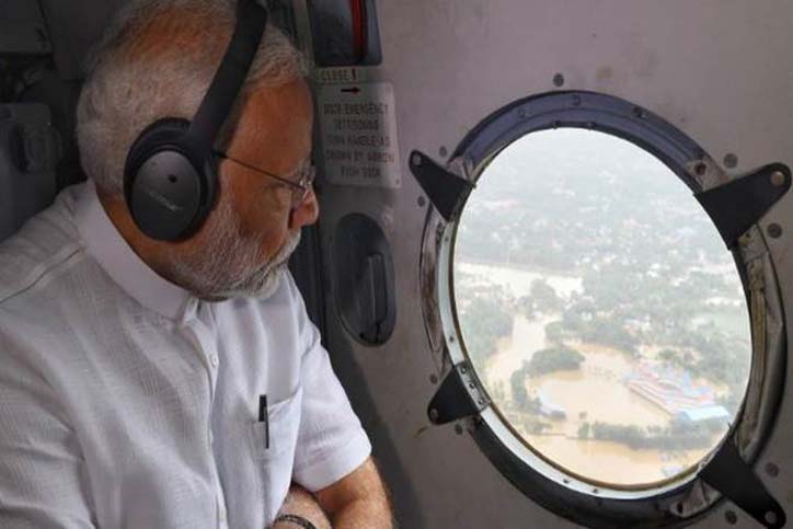 PM Modi announces immediate relief of Rs 500 cr to flood-hit Kerala
