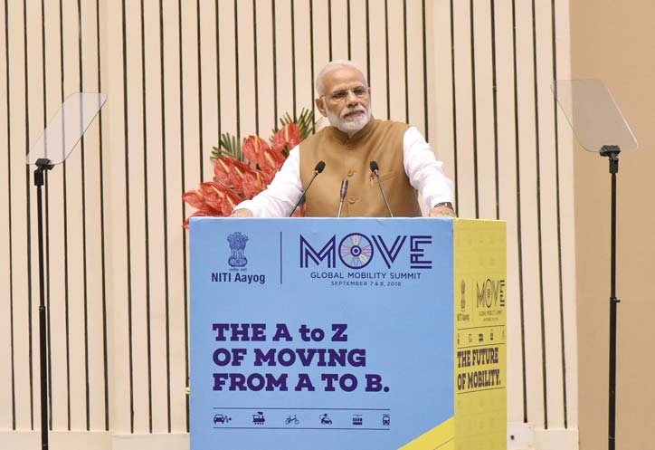 At Global Mobility Summit 'MOVE' PM Modi unveils mobility road map, seeks investments in e-vehicles manufacturing