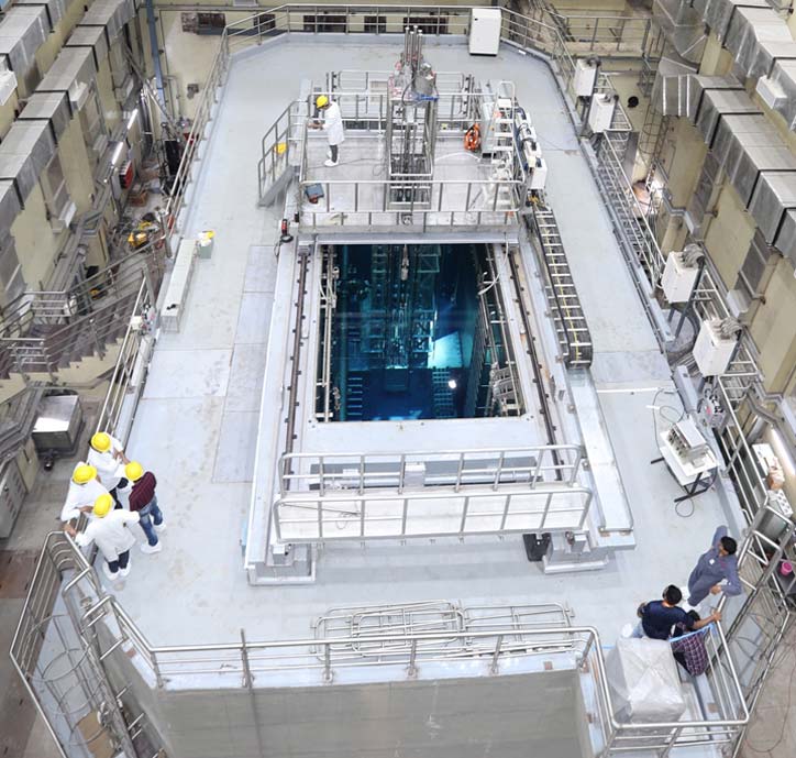 Apsara-U Reactor becomes operational at Bhabha Atomic Research Centre Trombay
