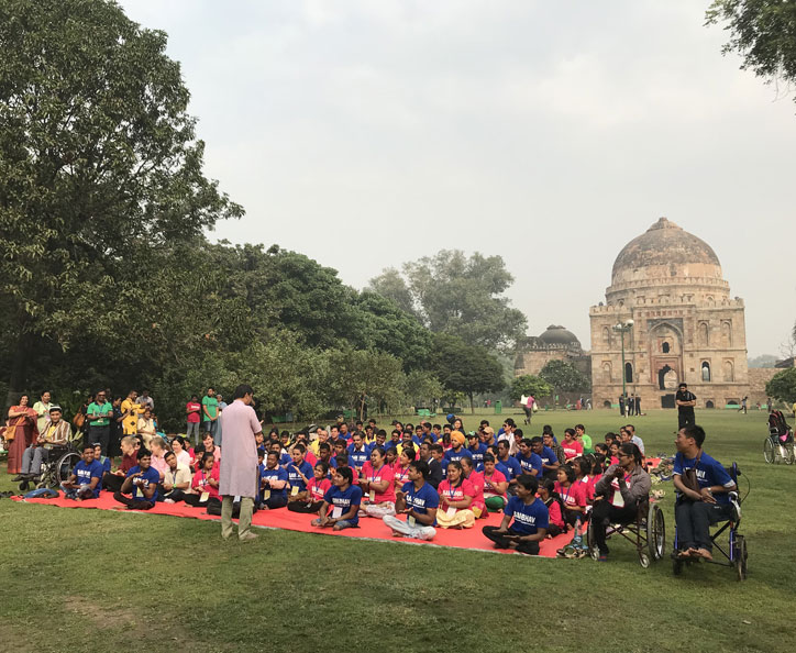 SAMBHAV 2018: Yoga at Lodhi Gardens  