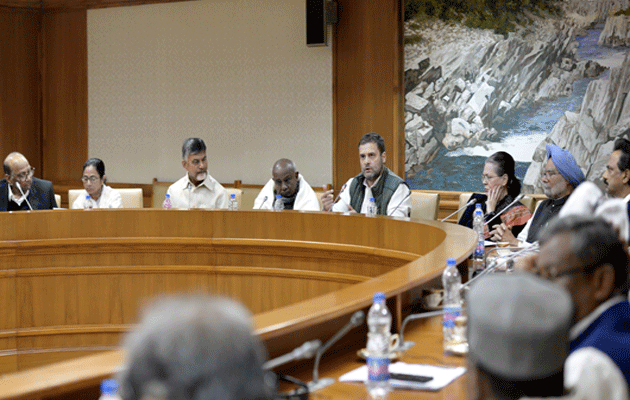 Corruption, crony capitalism will not be allowed, says Rahul; 21 parties unite under Congress to fight BJP for 2019  