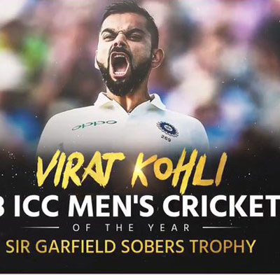 Virat Kohli first cricketer to win all 3 ICC Awards after sensational year in Tests and ODIs