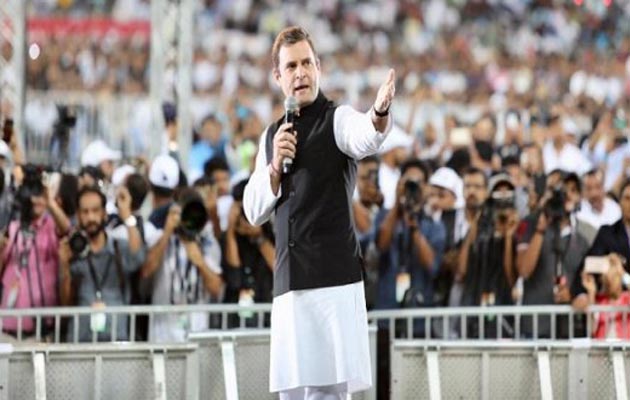 Don't  dishearterned by fake exit poll results: Rahul Gandhi