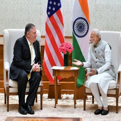 US desires to build stronger relations with India: Pompeo and PM Modi