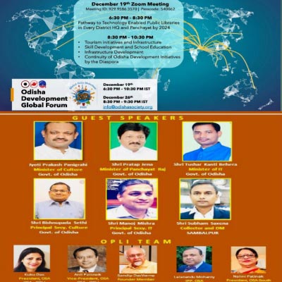 Odisha Society of Americas to Host Mega Conclave on Odisha's Development