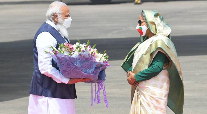 Sheikh Hasina thanks PM Modi as India evacuates 9 Bangladeshis from war