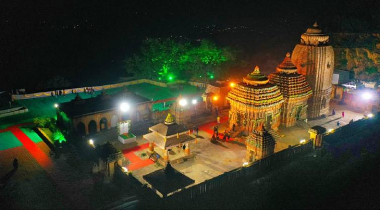 Revamped Temple Structure of  Odisha's Tara Tarini Temple Captures Vision of  Swami Vivekananda and Mahatma Gandhi 