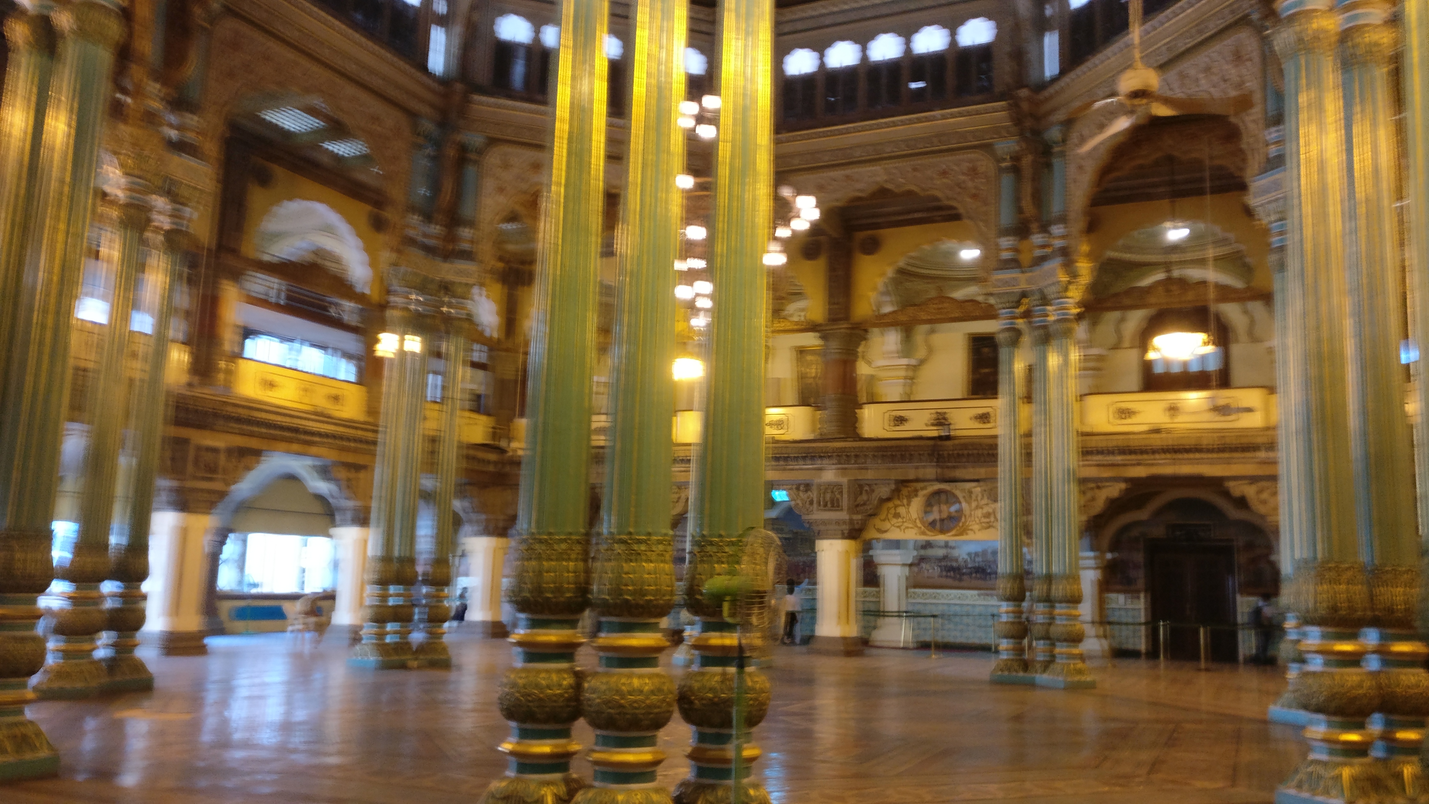 The Inside grandeur of Mysore Palace