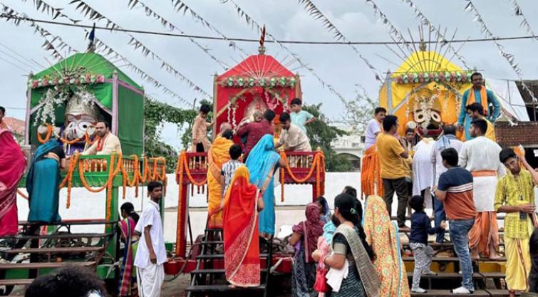 Raipur's Jagannath Temple Hosts Bahuda Yatra