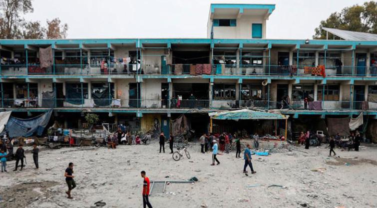 Israeli Strike On UNRWA School In Gaza?