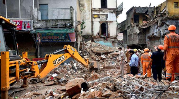 Four dead, several trapped after building collapse in Delhi's Mustafabad