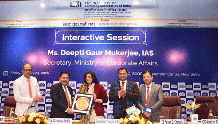 ICSI organizes interactive session with Secretary, MCA to strengthen governance and Ease of doing Business