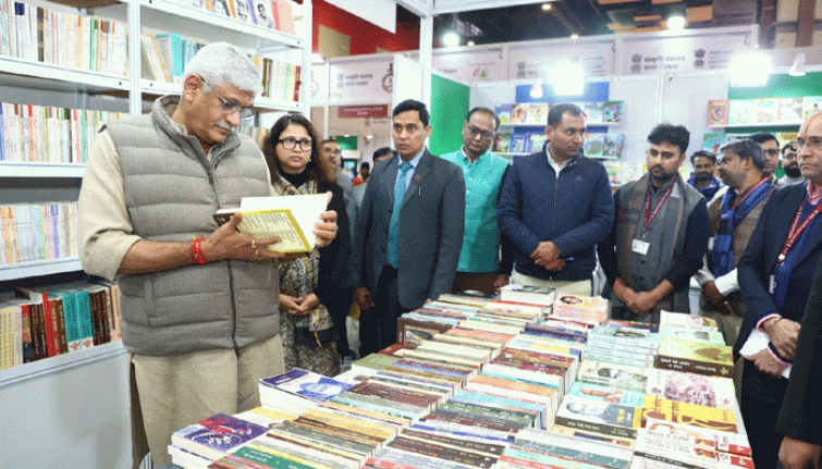 Union Minister of Culture Visits Sahitya Akademi Book Stall at New Delhi World Book Fair 2026